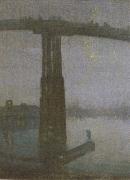 James Abbott McNeil Whistler Nocturne in Blue and Gold oil on canvas